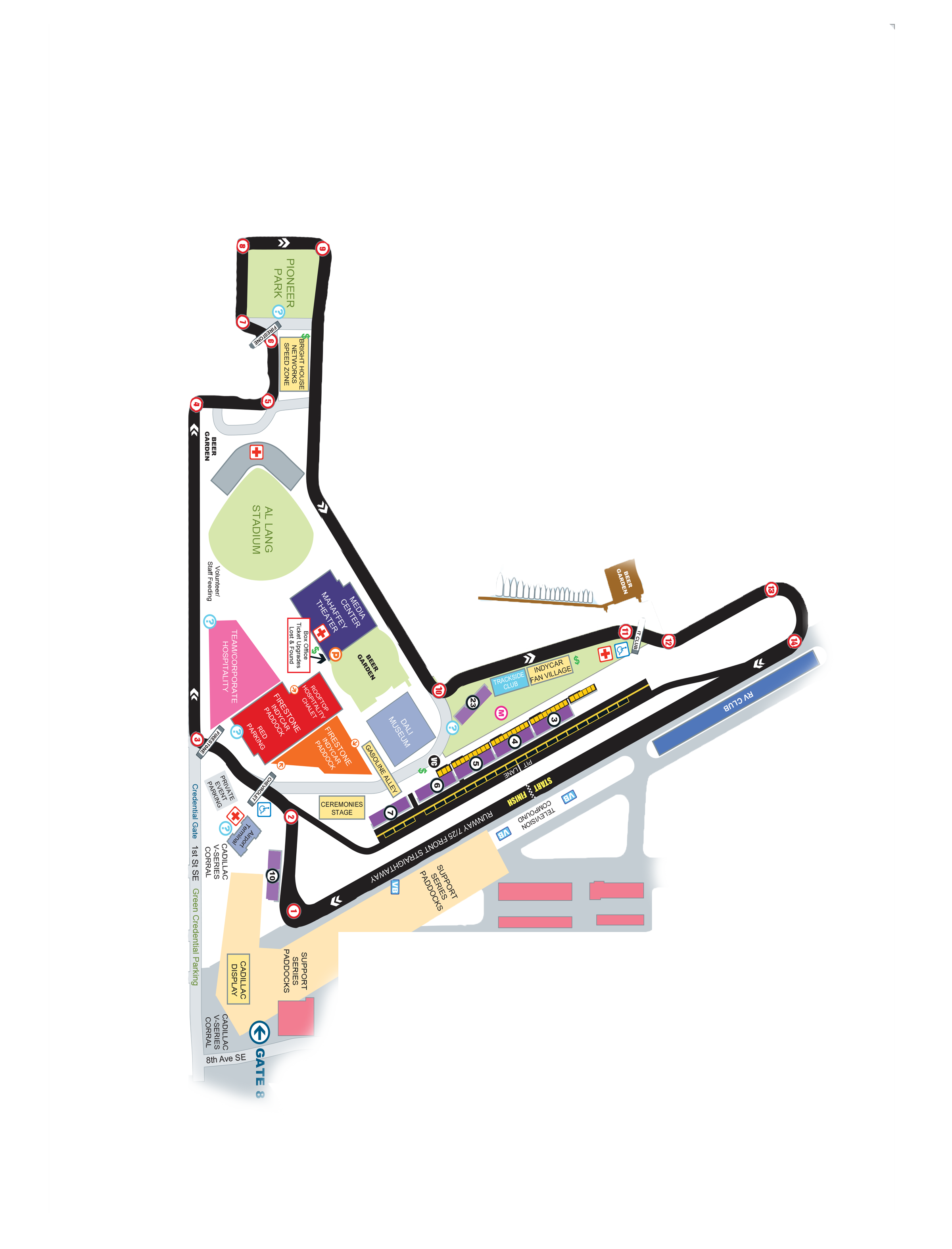 Portland Grand Prix Seating Chart